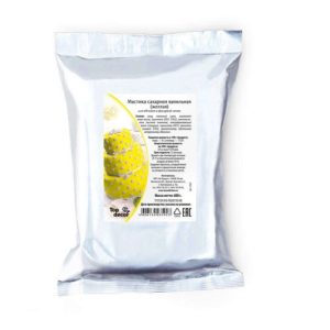 Сахарная мастика Топ Продукт желтая 0,6кг