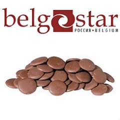 Глазурь шоколадная молочная Belgostar 0.5 кг