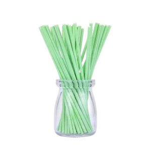 Палочки для кейк-попсов зеленые 10 см 50 шт
