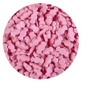 Посыпка Конфеты розовые мини 100 гр