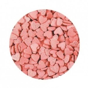 Сердечки Розовый перламутр 100 гр
