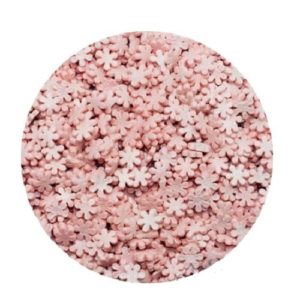 Снежинки Розовый перламутр 100 гр