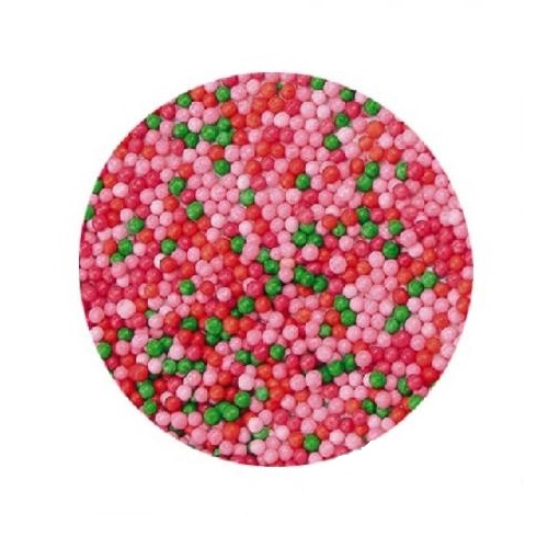 Шарики Красный/Малиновый/Розовый/Зеленый 2 мм 100 гр