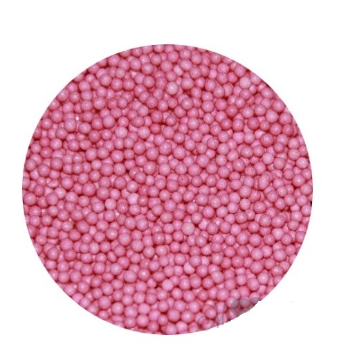 Шарики Розовые 2 мм 100 гр