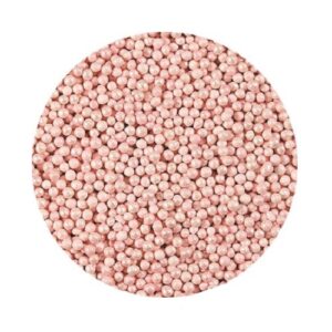 Шарики Розовые перламутровые 2 мм 70 гр