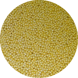Шарики Желтые перламутровые 2 мм 70 гр