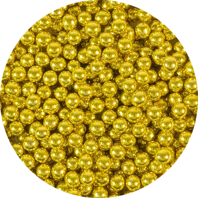 Шарики Золото 6 мм 70 гр