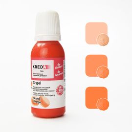 Краситель пищевой водорастворимый S-gel оранжевый 20 мл