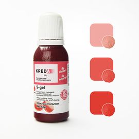 Краситель пищевой водорастворимый S-gel красный тюльпан 20 мл