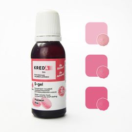 Краситель пищевой водорастворимый S-gel розовый 20 мл