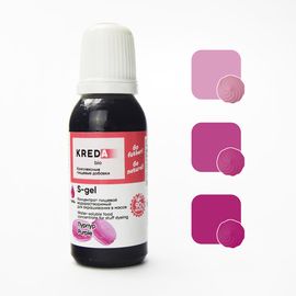 Краситель пищевой водорастворимый S-gel пурпур 20 мл
