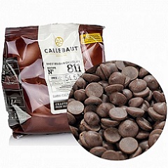 Бельгийский темный шоколад 54.5% Barry Callebaut 0.4 кг
