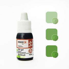 Краситель жирорастворимый Kreda Oil-gel Зеленый 10 гр