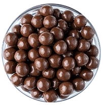 Шоколадные шарики 9-11 мм молочная глазурь