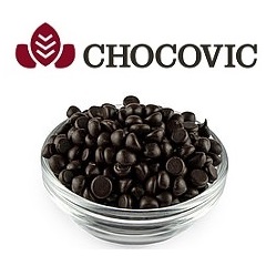 Капли шоколадные термостабильные темные (dolores) Chocovic 100 гр