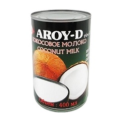 Молоко кокосовое Aroy-D 70% 400 мл.