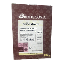 Шоколад белый Chocovic (Sebastian) 33.1% 1.5 кг
