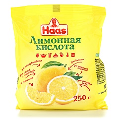 Лимонная кислота HAAS 250 гр.