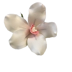 Украшение сахарное Цветок Орхидея белая 1 шт