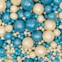 Драже зерновое в глазури бело-голубой микс 50 г