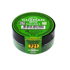 Краситель сухой жирорастворимый Зеленая мята 721 GUZMAN 5 гр