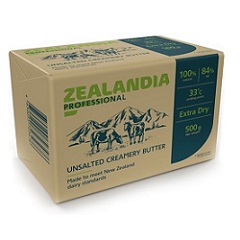Масло сладко-сливочное Zealandia 84% 500 гр