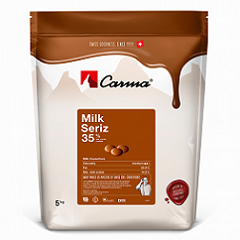 Шоколад молочный Carma Milk Seriz 35% 1,5 кг