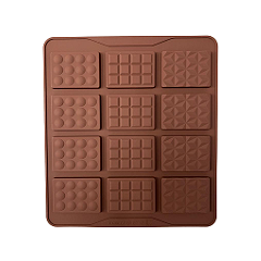Силиконовая форма Шоколадки 12 шт